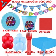 8 Kişilik Brawl Star Doğum Günü Konsepti Parti Malzemeleri Paketi