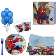 8 kişilik Spiderman Partisi , Örümcek Adam Paket Seti  Doğum günü