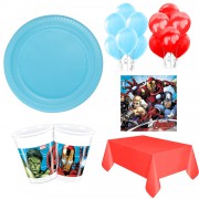 8 Kişilik Yenilmezler Parti Malzemeleri, Avengers Konsepti Paketi