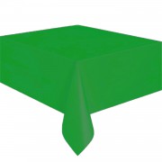 Açık Yeşil Plastik Masa Örtüsü, Doğum Günü Partisi 120x180 Naylon
