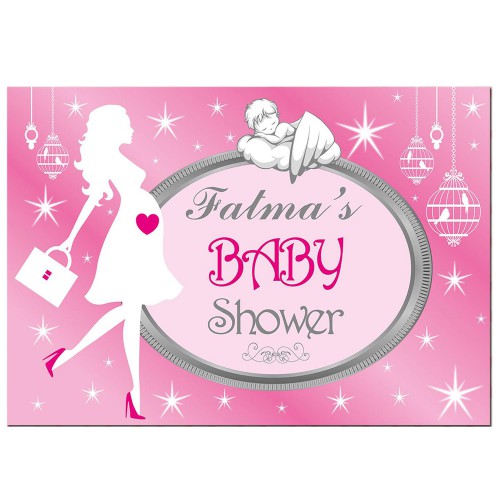 Baby Shower Partisi Posteri, Afişi 100cm x 70cm - Parti Dolabı