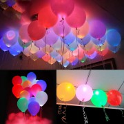 10 Işıklı Balon+10 Led Balon Işığı (Dilek Feneri Değil)