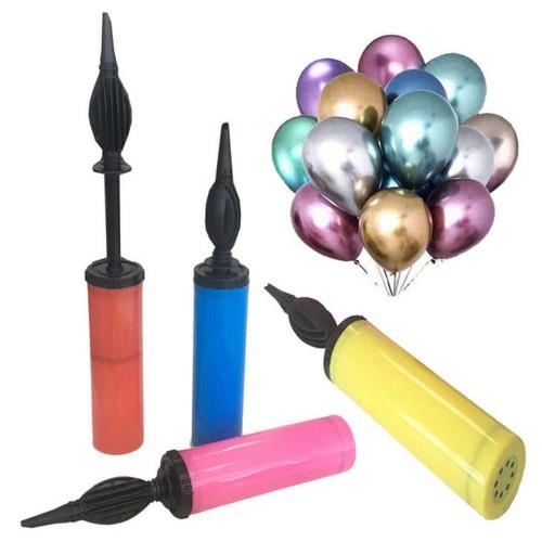 Balon Şişirme Pompası+ 10 Adet karışık balon