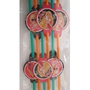 Barbie 6lı Pipet Doğum Günü Parti Pipeti Konsept Parti Ucuz Kamış