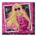 Barbie 8 Kişilik 6 Parça Doğum Günü Seti malzemeleri - Parti Dolabı