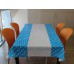 Beyaz Puantiyeli Açık Mavi Masa Örtüsü 1.20x1.80 Doğum Günü Parti