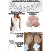 Bride To Be Partisi Seti (süs, 1 Kuşak, 10 Balon, 10 Dövme, 10 Taç)team Bride Bekarlığa Veda Konsept