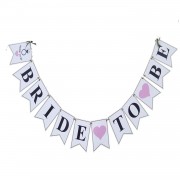 Bride To Be Yazı Flama, Bekarlığa Veda Partisi Banner Süs 