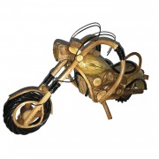 Büyük Boy Ahşap Motor Antika Motosiklet Nostaljik Hediyelik Maket
