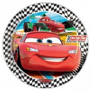 Cars 8li Tabak Mcqueen Doğum Günü Parti Tabağı 23cm