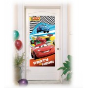 Cars Kapı Afişi Doğum Günü Parti Afişi 76x152