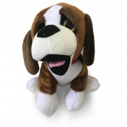 Çocuğa Kahverengi Hediyelik Uzun Kulaklı Oyuncak Peluş Köpek 