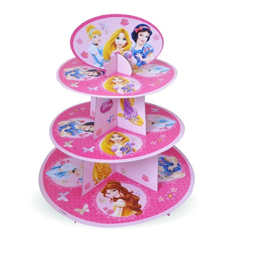 Disney Prensesler Kek Standı, Cupcake Standı - Parti Dolabı