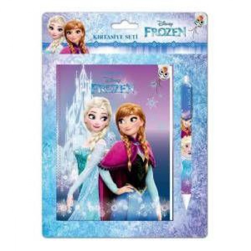 Elsa (Anna) Frozen Karlar Ülkesi Defter,Kalem Set - Parti Dolabı