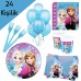 Elsa, Karlar ülkesi 24 Kişilik Doğum Günü Seti malzemeleri Parti Paketi