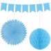 Erkek Baby Shower Partisi Poster Afişli Malzemeleri Konsept Seti - Parti Dolabı