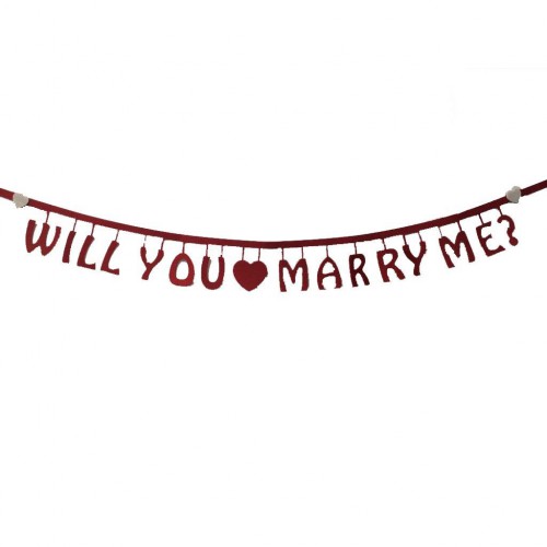 Evlilik Teklifi Benimle Evlenir Misin İngilizce Will You Marry Me - Parti Dolabı