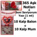 Evlilik Teklifi Sevgiliye 365 Aşk Notları, Kalp mum, balon + Yazı Evlilik Teklifi Sevgiliye 365 Aşk Notları, Kalp mum, balon + Yazı