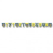 Fenerbahçe İyi Ki Doğdun Yazı 2.2mt Doğum Günü Parti Yazısı Ucuz Sarı Lacivert