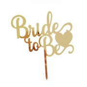 Gold Altın Sarısı Bride To Be Ayna Pleksi, Bekarlığa Veda Partisi