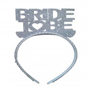 Gümüş Bride To Be Yazılı Taç, Bekarlığa Veda Partisi için Taç