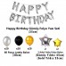 Happy Birthday Doğum Günü Balonu Kombini Gümüş Kb1251