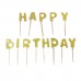 Happy Birthday Pasta Mumu Gold (Altın sarısı) - Parti Dolabı