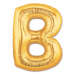 Harf Folyo Balon B Harfi Büyük Boy Balon Altın Sarısı /Dore 100CM Harf Folyo Balon B Harfi Büyük Boy Balon Altın Sarısı /Dore 100CM