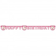 Hello Kitty Happy Birthday Yazısı, Doğum Günü Süsleri Banner