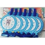 İlk Dişim 6 ADET Mavi Düdük Diş Buğdayı Erkek Parti Kaynana Dili 