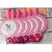 İlk Dişim 6 ADET Pembe Düdük Diş Buğdayı Kız Parti Kaynana Dili 