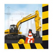 İnşaat Temalı 20 adet Peçete Doğum Günü Parti Peçetesi