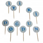 İyi ki Doğdun Sunum Kürdanı Seti Erkek Parti Malzemesi