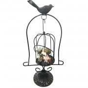 Kafes İçerisinde Çift Sevgili Figürlü Biblo, Sevgiliye Hediyelik