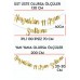 Kaligrafi "hoşgeldin 11 Ayın Sultanı" Yazılı Banner Gold 200x30 Ramazan Bayramı Altın Renginde Süs
