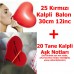 Kalpli Kırmızı Balon Sevgiliye Kalp Notları HEDİYE ucuz uçan