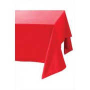 Kırmızı Düz Masa Örtüsü 1.37 cm x 2.70 cm Doğum Günü Parti Ucuz.