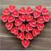 Kırmızı Kalp Tealight Mum 50 Adet Kırmızı Kalp Tealight Mum 50 Adet