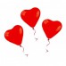 Kırmızı Kalpli Baskısız Balonu 16 lı Romantik Kalp Balonlar - Parti Dolabı