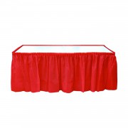 Kırmızı Table Skirt Masa Eteği 74 x 4.26 Doğum Günü Parti Ucuz
