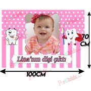 Kişiye Özel Diş Buğdayı Afişi, İlk Dişim Partisi Resimli Afiş