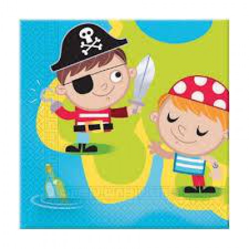 Korsan 20li Peçete Pirate Doğum Günü Peçetesi 33x33 - Parti Dolabı