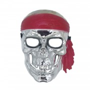 Korsan Kurukafa Sert Plastik Maske, Parti Maskesi 