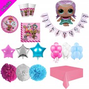 Lol Suprise Bebekleri Merbaby Seri Doğum Günü Parti Süsü Konsepti