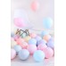 Makaron Mat Pastel Balon 25 li - Parti Dolabı