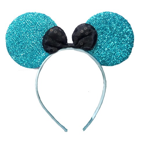 Mavi Fiyonklu Minnie-Mickey Mouse Taç, Doğum Günü Parti Tacı - Parti Dolabı
