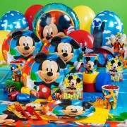 Mickey Mouse 8 Kişilik 8 Parça Parti Malzemeleri Seti