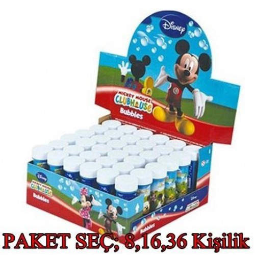 Mickey Mouse Köpük, baloncuk, oyuncak, hediye,parti, miki, micky - Parti Dolabı