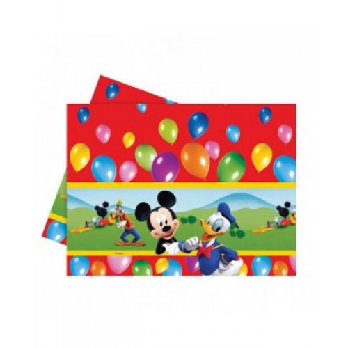 Mickey Mouse Masa Örtüsü 120cm x 180cm Doğum Günü Parti Örtü Ucuz - Parti Dolabı