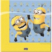 20 Adet Minion,Minyon,Minions  Rush Peçete 33x33cm Doğum Günü Parti Çılgın Hırsız